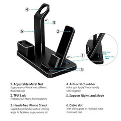 4-in-1 Wireless Charging Dock for Airpods & Smartphones - Farefe