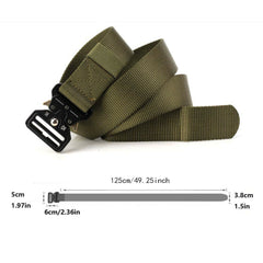 Military Tactical Belt - Heavy Duty Security Working Utility Nylon Army Waistband