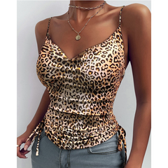 Spaghetti Strap V-neck Camisole Tops Women Summer Clothing