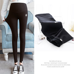 Stay Cozy and Stylish with Maternity Leggings Fleece-lined Outer Wear