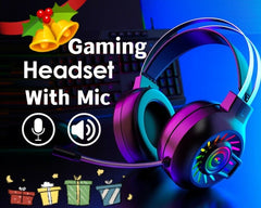 3.5mm Gaming Headset With Mic Headphone For PC Laptop Nintendo PS4 - Farefe