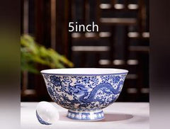 Household Noodle Bowls Ceramic Bone China For Eating