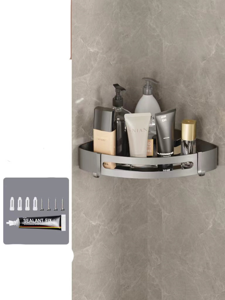 Bathroom Triangle Shelving - Wall Hanging Storage Rack - Farefe