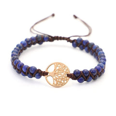Handcrafted Woven Tree of Life Yoga Bracelet: Embrace Ethnic Style and Retro Charm - Farefe