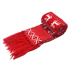 Fashionable Snowflake Knitted Woolen Warm Scarf - Farefe