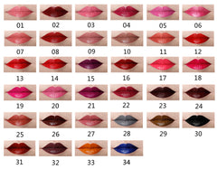 No Fading Lip Gloss - 34 Vibrant Colors - Farefe