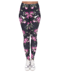 Printed Stretch Pants for Women - Breathable, Slim Fit Yoga Leggings with Anti-Wire Removal Pattern (Size: Waist 60-88cm, Hip 96-116cm, Length 92cm) - Farefe