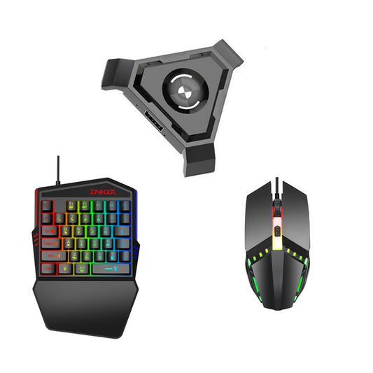 Use Mouse Set for Eat Chicken Games - K103 Keyboard, V2 Mouse, OTG, Triangle Throne, Mechanical Snake & More - Farefe