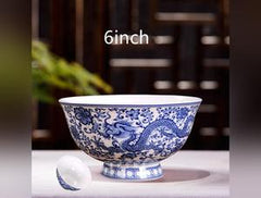 Household Noodle Bowls Ceramic Bone China For Eating