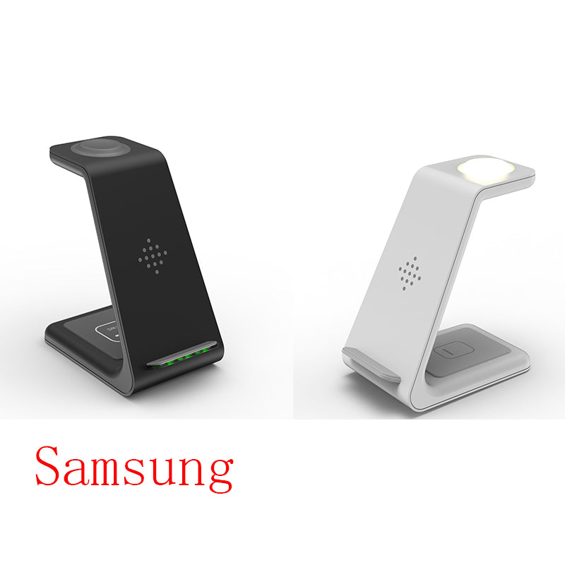 3 In 1 Fast Charging Station Wireless Charger Stand Wireless Quick Charge Dock For Phone Holder - Farefe