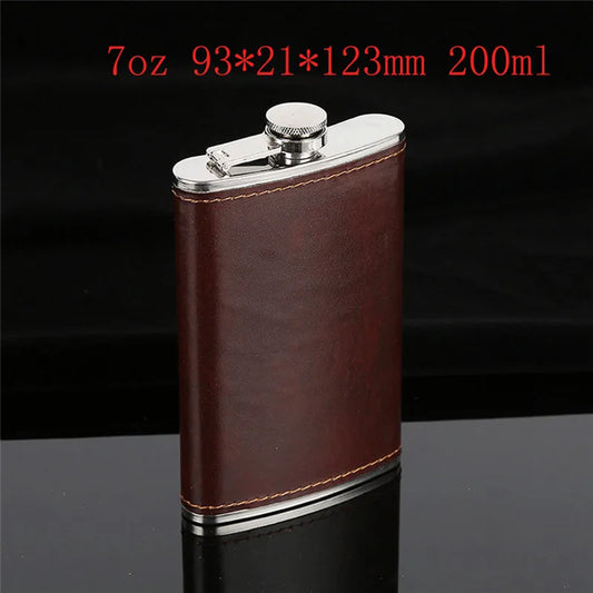 Stainless Steel Hip Flask for Liquor - Perfect Whiskey Gift - Farefe
