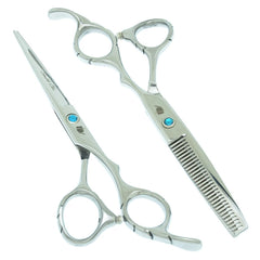 Professional Hair Cutting Scissors & Thinning Shears Combo for Salon Hairdressing - Japan 440c Stainless Steel Blades