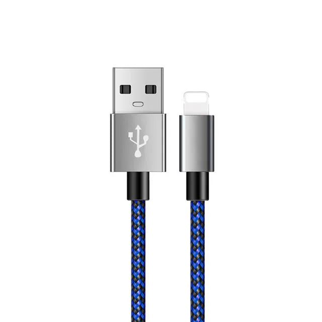 Suntaiho USB Cable for iPhone Charger Cable 11 XR 7plus XS X 11 Pro Max 8 7 6 6s 5 5s 2.4A Fast Charging Charger USB Phone Cable - Farefe
