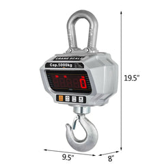 VEVOR 1T 3T 5T Digital Crane Scales With Remote Control for Industrial Hanging Hook - Farefe