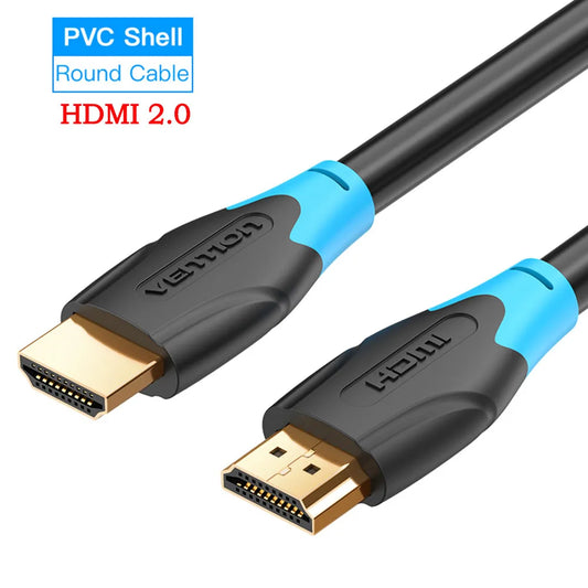 Vention HDMI Cable 4K HDMI to HDMI 2.0 Cable Cord for PS4 Apple TV 4K Splitter Switch Box Extender 60Hz Video Cabo Cable HDMI 3m - Farefe