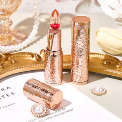 Petal Flower Lipstick: Transparent Jelly Color Changing Temperature 3.8g