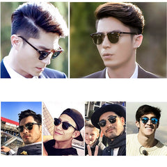 Experience Timeless Elegance with Vintage Black Sunglasses for Men and Women