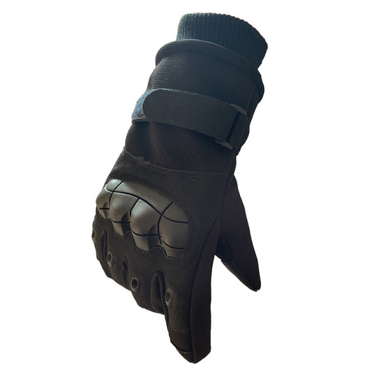 Combat Fighting Plus Velvet Long Finger Gloves Men's Outdoor - 10 Color Options