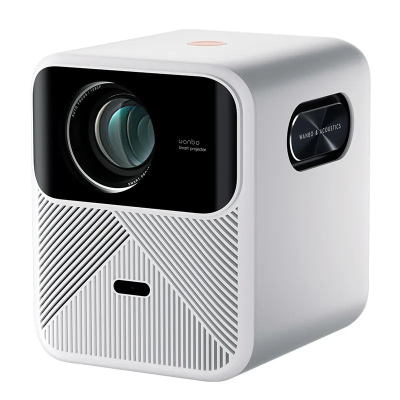 Wanbo Mozart 1 Portable Projector 1080P Full HD 2K 4K Android 9.0 WIFI 6 Auto-Focus Smart Home Theater - Farefe