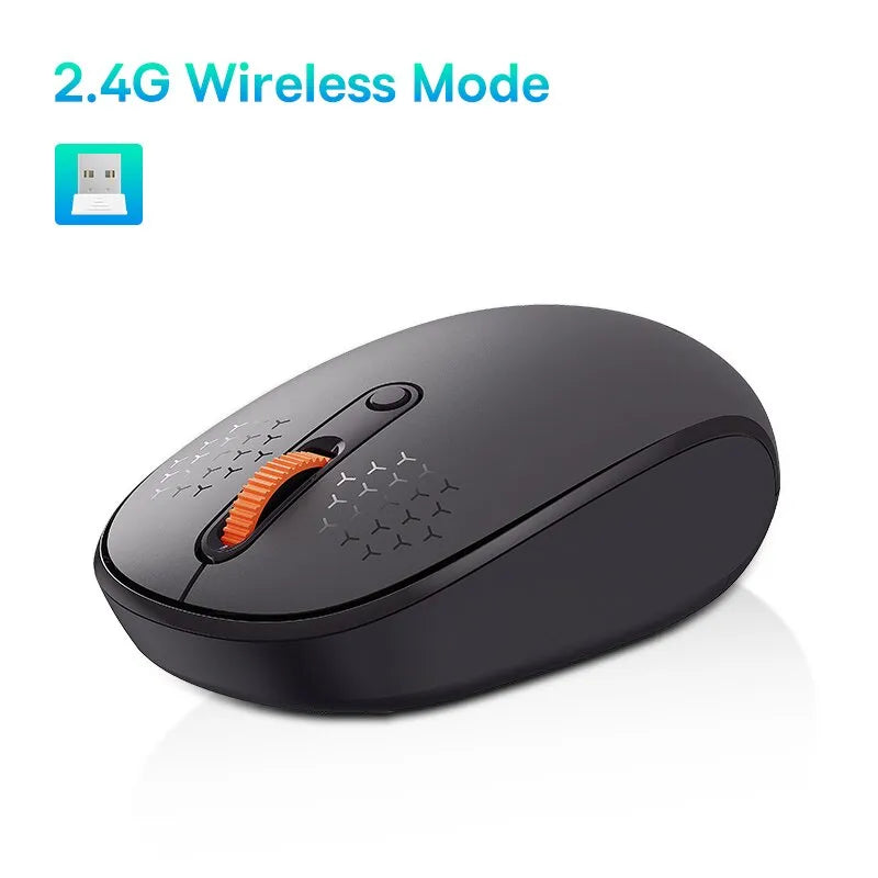 Baseus Wireless Bluetooth 5.0 Mouse 1600 DPI Silent Click For MacBook Tablet Laptop PC Gaming - Farefe