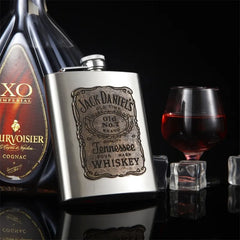 Stainless Steel Whisky Flask - Perfect Gift for Whisky Lovers & Outdoor Enthusiasts