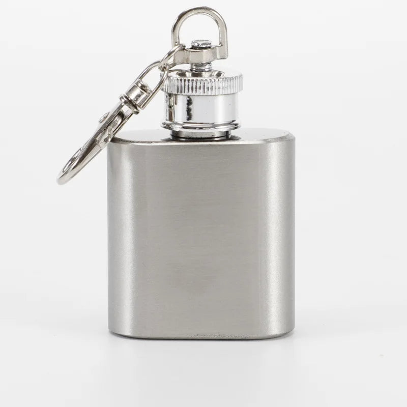 Stylish Stainless Steel Hip Flask with Funnel - Perfect for Parties and Outdoor Adventures - Farefe