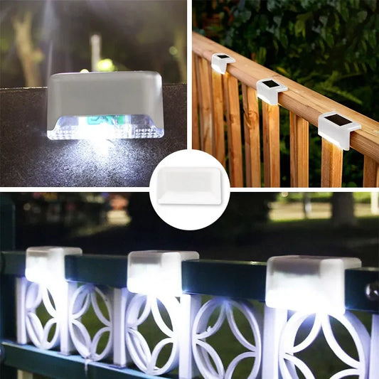 Solar Step Lamp Path Stair Outdoor Lights Waterproof Balcony Decoration - Farefe