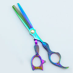 Shiny Gradient Professional Hairdressing Scissors - Get the Perfect Cut with these Stylish Scissors