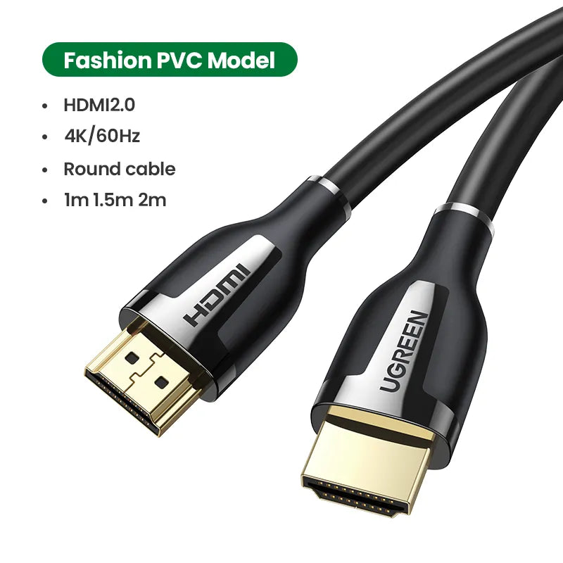 Ugreen HDMI 2.1 Cable 8K/60Hz 4K/120Hz for Xiaomi Mi Box HDMI2.1 Cable 48Gbps HDR10+ HDCP2.2 for PS4 HDMI Splitter 8K HDMI Cable - Farefe