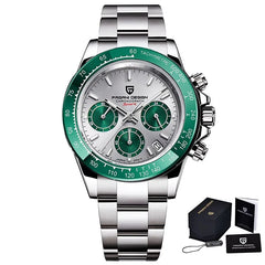PAGANI DESIGN 2023 Men's Quartz Business Watch Luxury Chronograph VK63 - Farefe