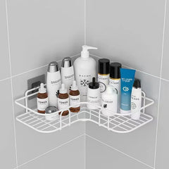 Bathroom Shelf Organizer Aluminum Alloy Shower Shelf Accessories Shampoo Rack No Drill Shelf - Farefe