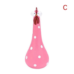 Resin Long Neck Chicken Ornaments for Garden Courtyard Decoration - Farefe