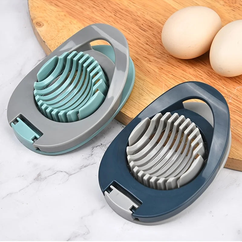 1 PC Multipurpose Stainless Steel Egg Slicer for Hard Boiled Eggs - Fruit Garnish Slicer - Farefe