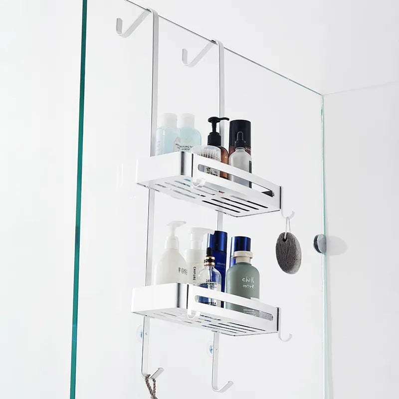 Black Hanging Bath Shelves Bathroom Storage Shelf EL5018 - Farefe