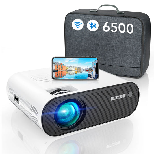 K5 WiFi Bluetooth Mini Portable Projector 4k Full HD Video Projector 1080P Beamer - Farefe
