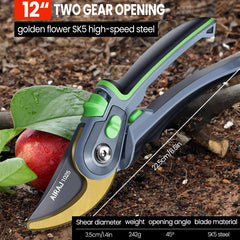 Upgrade Your Gardening Tools with this Premium Plant Trim Garden Pruning Shears and Saw Set - Farefe
