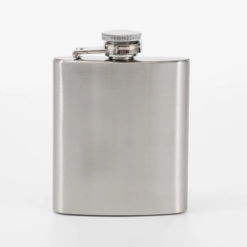 Stylish Stainless Steel Hip Flask with Funnel - Perfect for Parties and Outdoor Adventures - Farefe