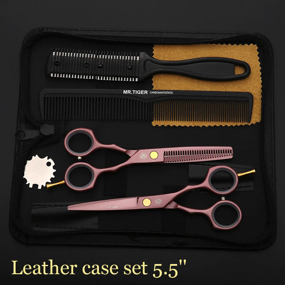 Professional Hairdressing Scissors Set - Perfect for Precise Haircuts and Styling - Farefe