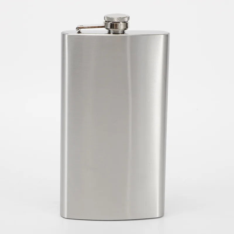 Stylish Stainless Steel Hip Flask with Funnel - Perfect for Parties and Outdoor Adventures - Farefe