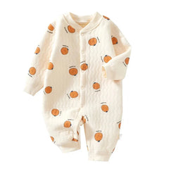 3-Layer Cotton Bear Bunny Cartoon Newborn Romper - Baby Girl Jumpsuit - Farefe