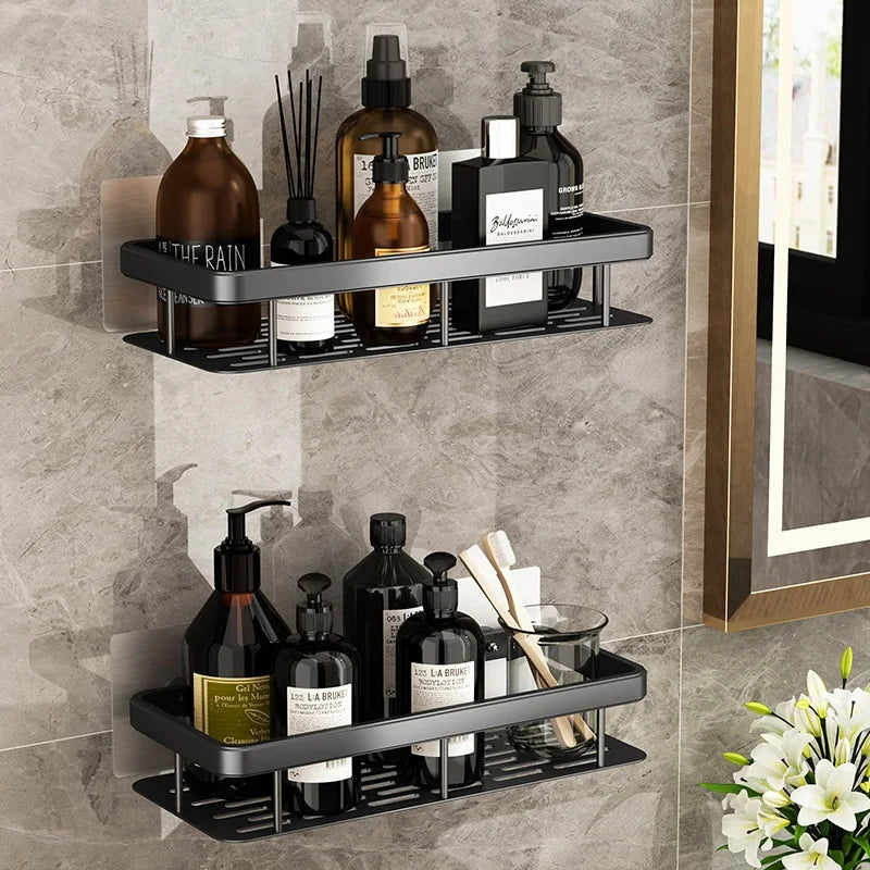 Luxury Bathroom Shelves - Rustproof Aluminum Shower Wall Shelf Organizer - Farefe