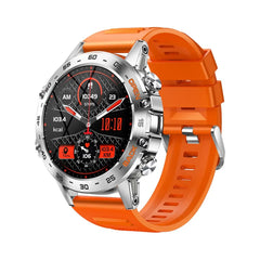 MELANDA Steel 1.39" Bluetooth Call Smart Watch Men Sports Fitness Tracker Watches IP68 Waterproof Smartwatch for Android IOS K52 - Farefe