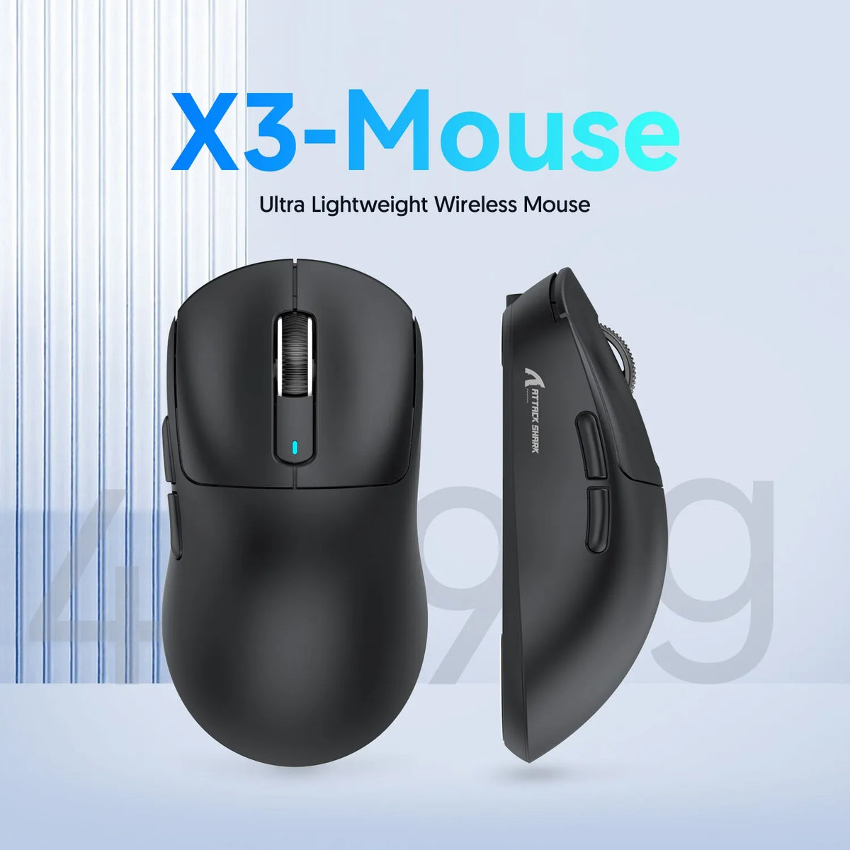 X3 Lightweight Gaming Mouse with 26K DPI Sensor - Farefe