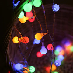 10M USB/Battery Power Ball LED String Lights - Outdoor Lamp for Wedding Garden Fairy Lights Christmas Decoration - Farefe