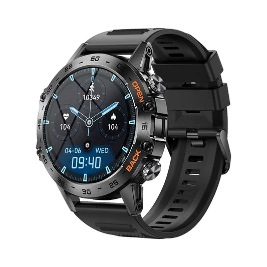 MELANDA Steel 1.39" Bluetooth Call Smart Watch Men Sports Fitness Tracker Watches IP68 Waterproof Smartwatch for Android IOS K52 - Farefe