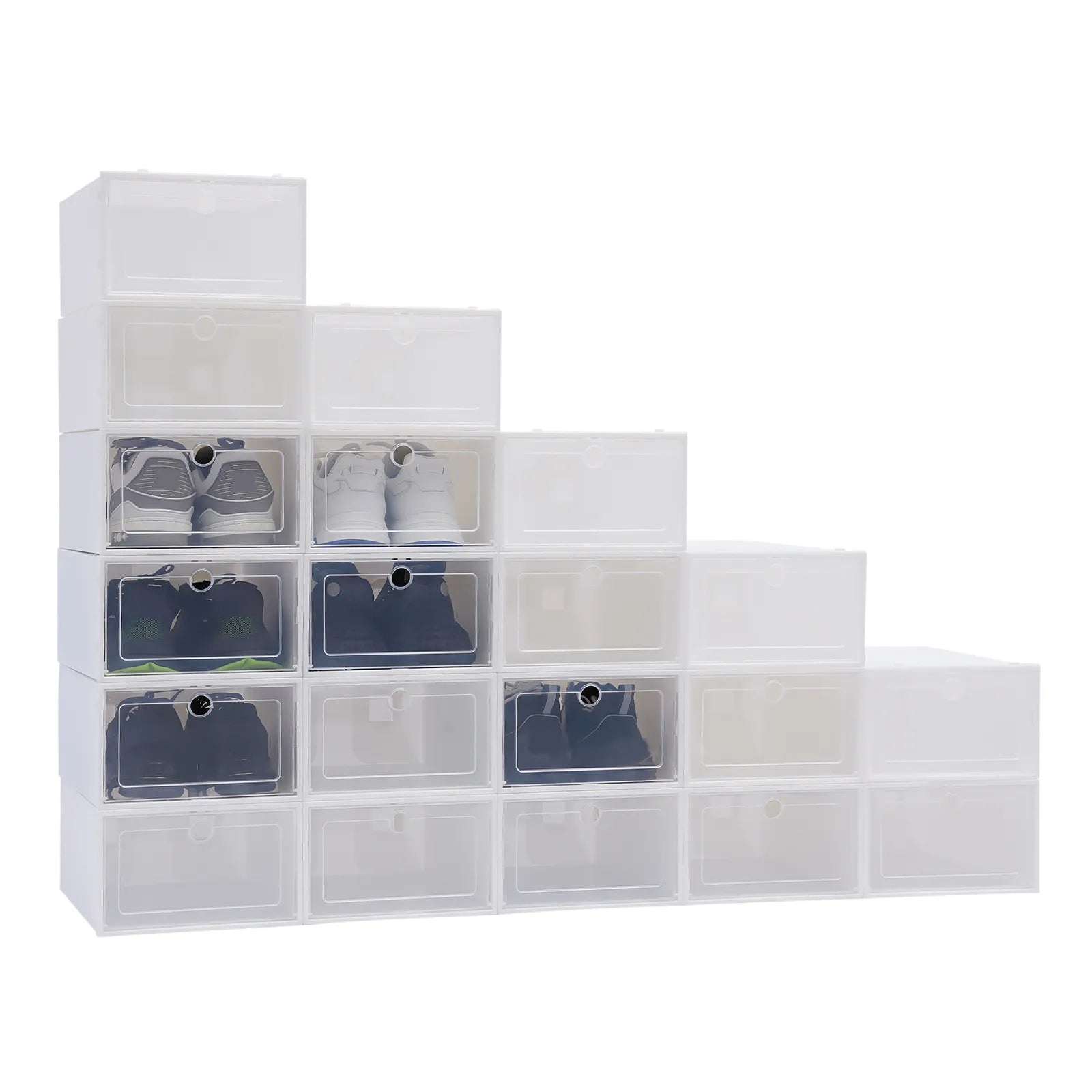 Transparent Stackable Shoe Organizer - Farefe