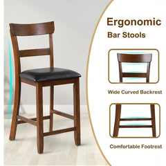 Backrest Chair Office Upholstered Counter Height Bar Stools for Living Room Bistro Restaurant Gaming Chairs Furniture Gamer - Farefe