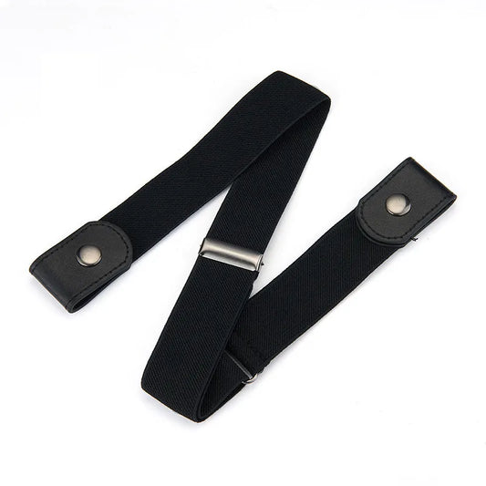 New Adjustable Stretch Elastic Waist Band Invisible Belt Buckle-Free Belts for Women Men Jean Pants Dress - Farefe