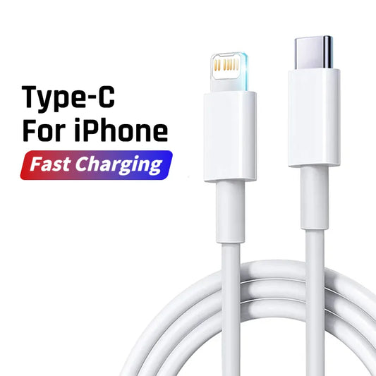 PD 30W Fast Charging Cable For iPhone 14 13 11 12 Pro Max Mini 7 8 X XS XR Plus 1M 2M USB Type C Phone Quick Charge Accessories - Farefe