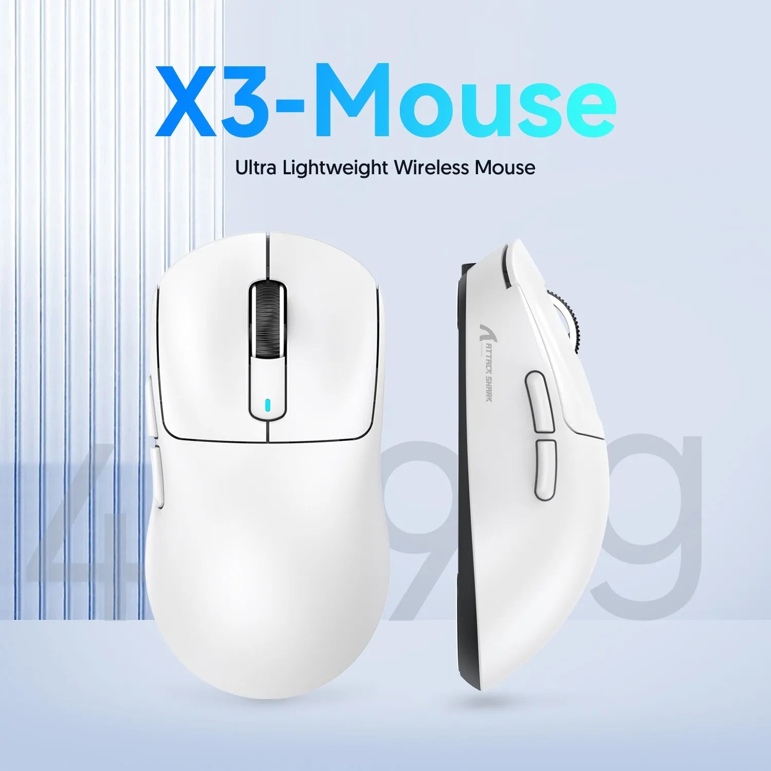X3 Lightweight Gaming Mouse with 26K DPI Sensor - Farefe